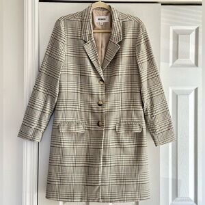 BB Dakota Plaid Blazer Jacket